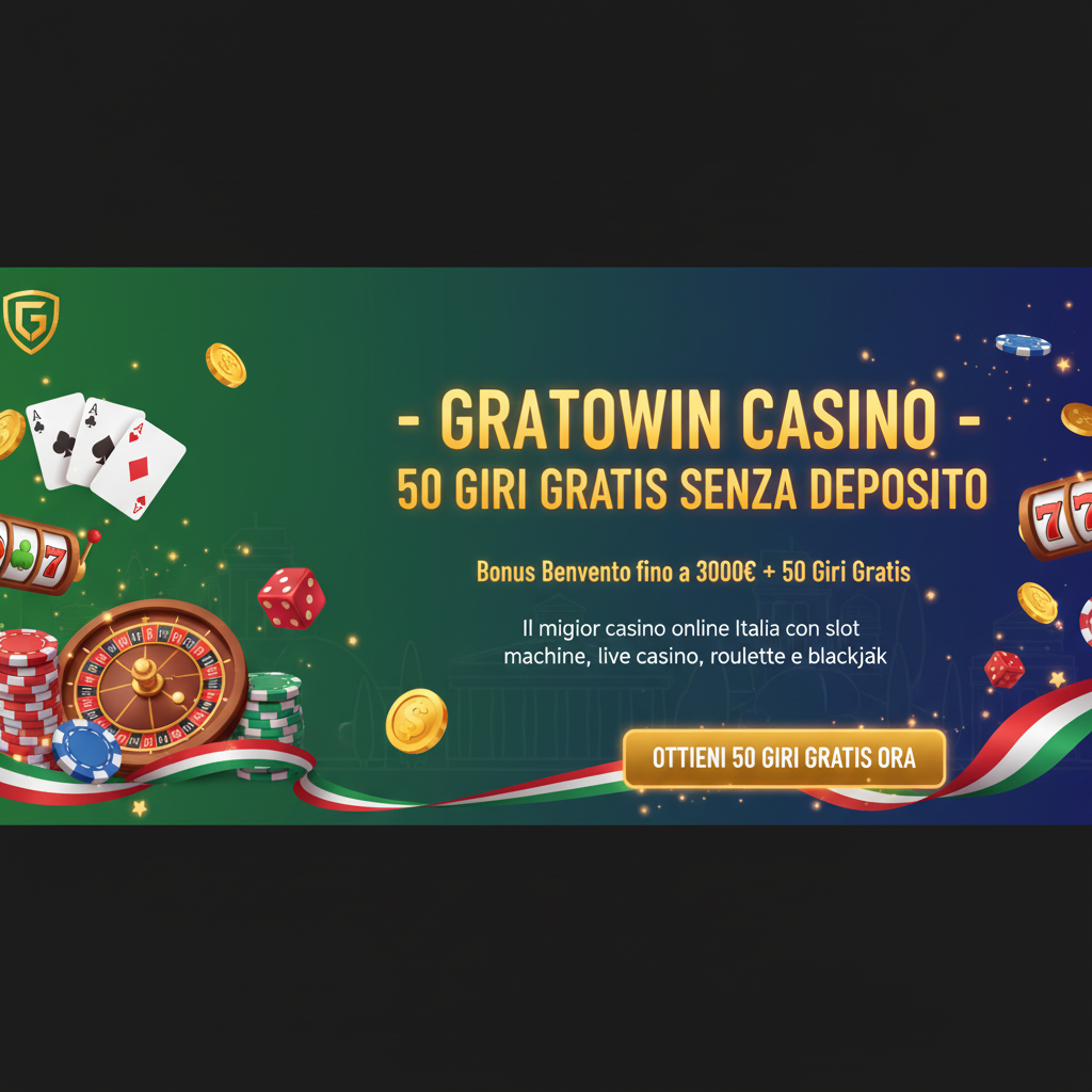 GratoWin Casino bonus e giochi